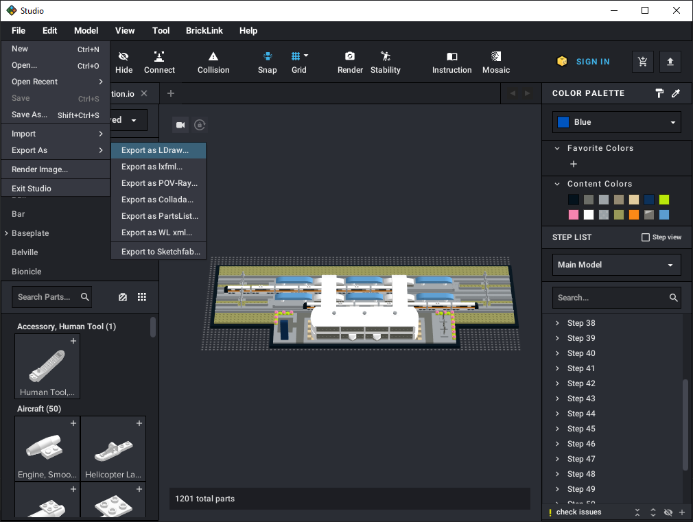 export-as-ldraw